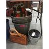Image 1 : Western Style Purse, Trash Cans & Ice Bucket