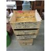 Image 1 : 5 Wood Crates - 14" x 17" x 8" tall