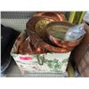 Image 1 : Box of Copperware
