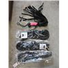 Image 1 : 4 New Premium Soft Leather Floggers