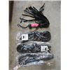 Image 1 : 4 New Premium Soft Leather Floggers