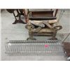 Image 1 : Vintage Fireplace Insert & 2 Record Racks