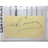Image 2 : Certified Mike Connors Autograph with Photo