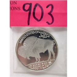 1 Oz. Buffalo/ First Nations .999 Silver Round