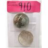 Image 1 : One 1965 & One 1967 Canadian 80% Silver Dollar