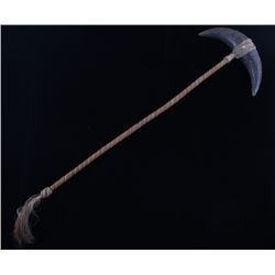 Comanche Buffalo Horn Horsehair Club 19th C.