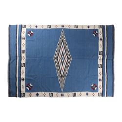 Mexican Saltillo Campfire Wool Blanket
