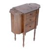 Image 1 : Early Walnut Sewing Periodical End Table 19th C.