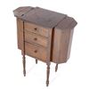 Image 2 : Early Walnut Sewing Periodical End Table 19th C.