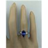 Image 5 : 1.70 CTW Tanzanite 18K White Gold Diamond Ring