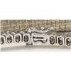 Image 2 : 5.60 CTW Natural Dimond Bracelet In 18K Solid White Gold
