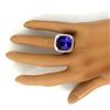 Image 5 : 17.14 CTW Natural Tanzanite 18K Solid White Gold Diamond Ring
