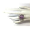 Image 4 : 20.08 CTW Natural Kunzite And Diamond Ring 18K Solid White Gold