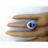 Image 5 : 5.31 CTW Natural Tanzanite 14K Solid White Gold Diamond Ring