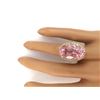 Image 5 : 19.10 CTW Natural Kunzite 18K Solid Yellow Gold Diamond Ring
