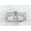Image 1 : 0.65 CTW Diamond 18K White Gold Ring