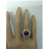 Image 5 : 4.85 CTW Tanzanite 14K Yellow Gold Diamond Ring