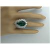 Image 5 : 9.05 CTW Emerald 14K White Gold Diamond Ring