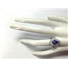Image 4 : 3.53 CTW Natural Tanzanite Diamond Ring 14K Solid White Gold