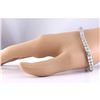 Image 3 : 5.60 CTW Natural Diamond Bracelet In 18K White Gold