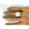 Image 5 : 7.50 CTW Natural Opal 18K Solid White Gold Diamond Ring