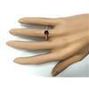 Image 4 : 1.00 CTW Natural Amethyst Ring In 18K Yellow Gold