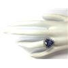 Image 4 : 8.12 CTW Natural Blue Tanzanite And Diamond Ring In 14K White Gold