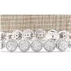 Image 1 : 3.75 CTW Natural Diamond Bracelet In 14k White Gold