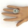 Image 6 : 7.18 CTW Natural Aquamarine 18K Solid White Gold Diamond Ring
