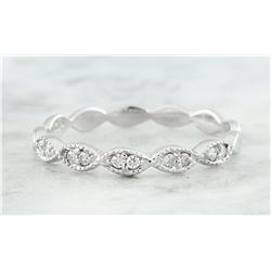 0.15 CTW Diamond 18K White Gold Ring