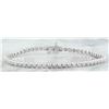 Image 1 : 1.45 CTW Diamond 18K White Gold Bracelet