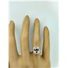 Image 6 : 2.00 CTW Morganite 18K White Gold Diamond Ring