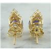 Image 5 : 2.79 CTW Tanzanite 14K Yellow Gold Diamond Earrings