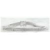 Image 1 : 4.30 CTW Diamond 18K White Gold Braclet
