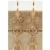 Image 2 : 10.67 CTW Natural Diamond Earrings 18K Solid Yellow Gold