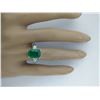 Image 5 : 4.50 CTW Emerald 18K Yellow Gold Diamond Ring