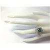 Image 4 : 3.26 CTW Natural Emerald And Diamond Ring 14k Solid White Gold