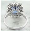 Image 4 : 5.06 CTW Tanzanite 14K White Gold Diamond Ring