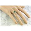 Image 5 : 1.34 CTW Emerald 14K White Gold Diamond Ring