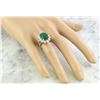 Image 5 : 7.20 CTW Emerald 14K White Gold Diamond Ring