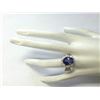 Image 4 : 7.18 CTW Natural Tanzanite And Diamond Ring 14K Solid Yellow Gold