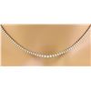 Image 3 : 4.00 CTW 18K White Gold Diamond Necklace