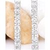 Image 2 : 4.50 CTW Natural Diamond 14K Solid White Gold Earrings