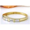 Image 2 : 0.41 CTW Natural Diamond 18K Solid Yellow Gold Ring