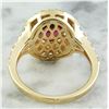 Image 4 : 2.43 CTW Tourmaline 14K yellow Gold Diamond Ring