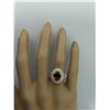 Image 5 : 2.43 CTW Tourmaline 14K yellow Gold Diamond Ring