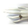 Image 4 : 5.27 CTW Natural Peach Morganite And Diamond Ring In 18K Solid White Gold