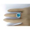 Image 5 : 7.10 CTW Natural Zircon 14K Solid White Gold Diamond Ring
