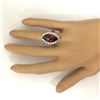 Image 6 : 8.82 CTW Natural Tourmaline 14K Solid White Gold Diamond Ring