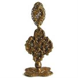  Grapes and Leaves Ormolu Filigree Perfume #934449